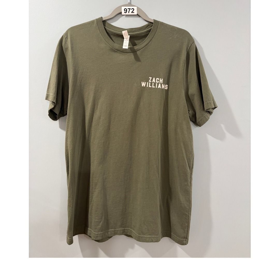Zach Williams Friend In High Places Graphic T-Shirt Olive Green Bella+Canvas
